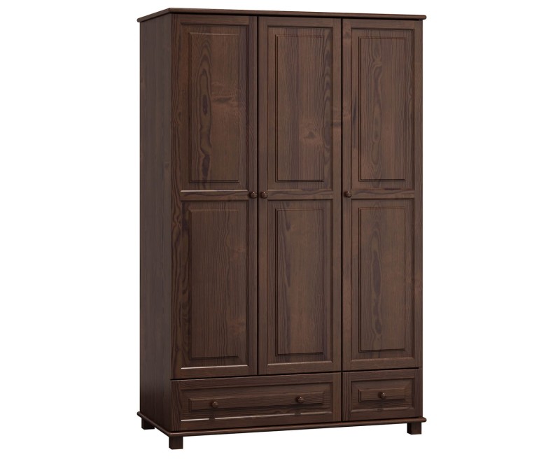 Skříň ořech 3Dč1 šířka 133