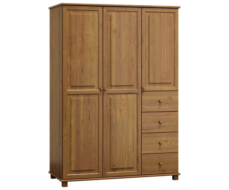 Skříň dub 3Dč4 šířka 133