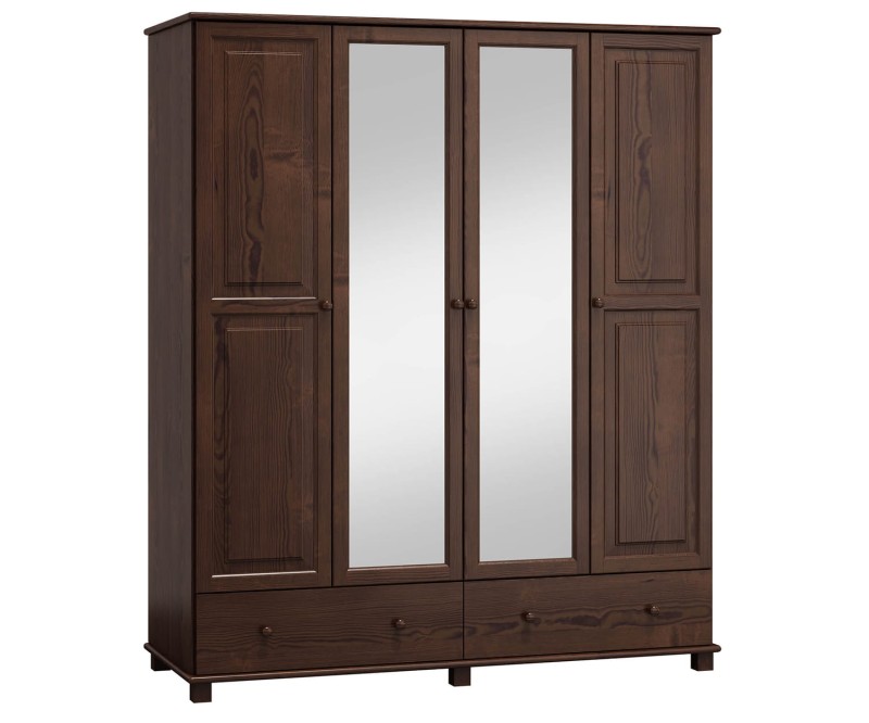 Skříň ořech 4Dč3 šířka 160