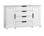 Komoda č.4 140x80x47 Modern bílá