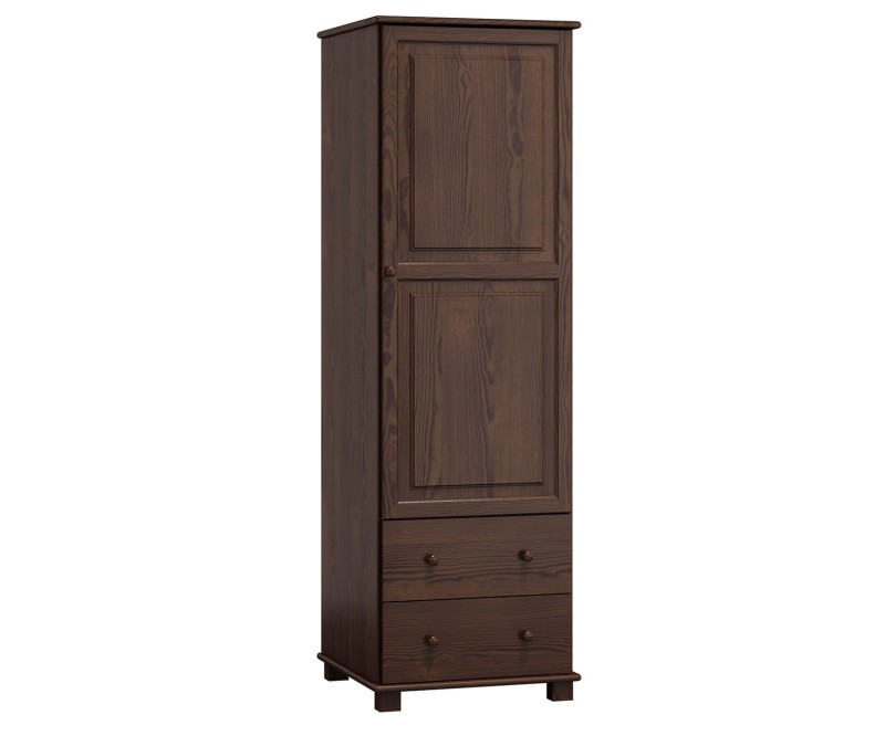 Skříň ořech 1Dč4 věšák 60