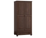 Skříň ořech 2Dč1 šířka 90 věšák