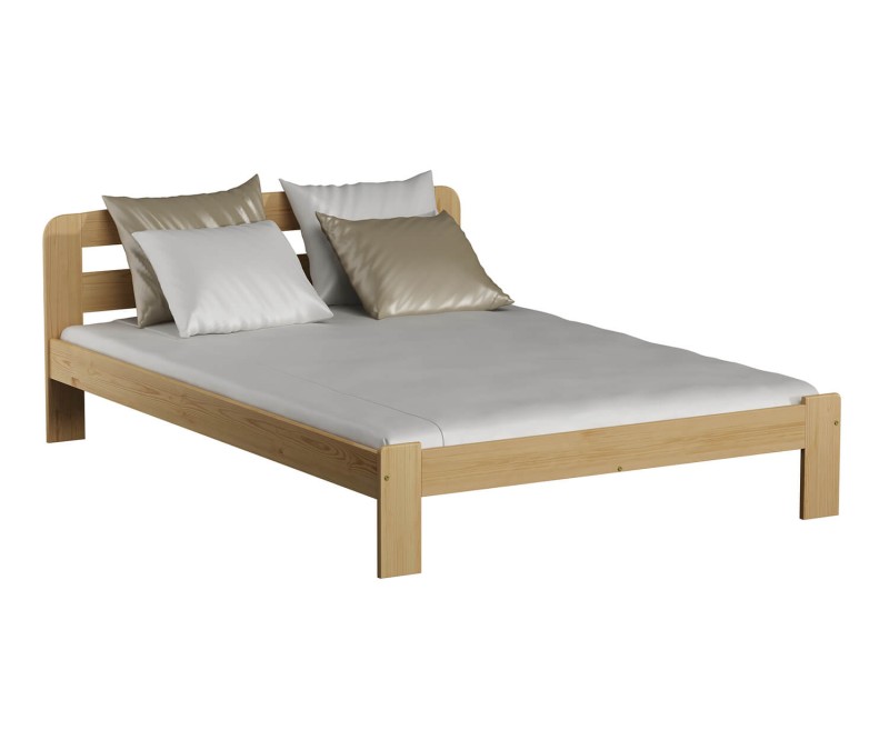 Posteľ Marcelína 140x200 s roštom - masív borovice