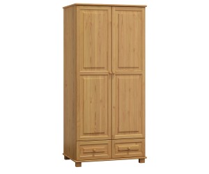 Skříň olše 2Dč5 šířka 90 věšák/police