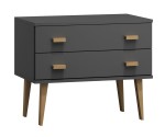Komoda č1 šířka 80 cm 2š Venuci šedá