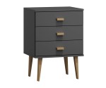 Komoda č1 šířka 60 cm 3š Venuci šedá