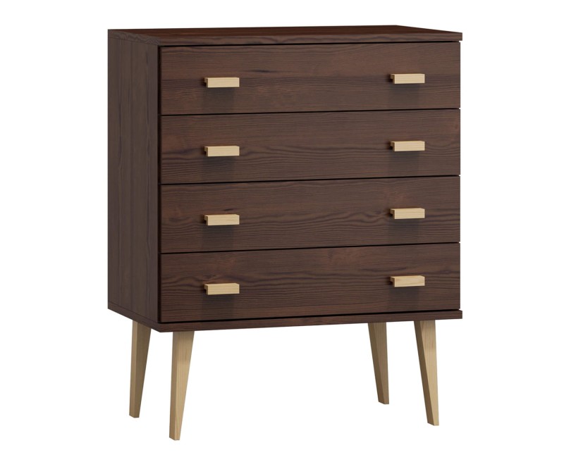 Komoda č1 šířka 80 cm 4š Venuci ořech