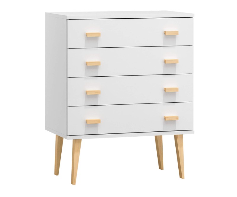 Komoda č1 šířka 80 cm 4š Venuci bílý