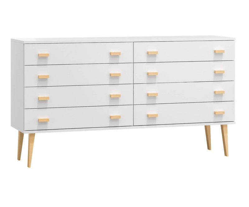 Komoda č2 šířka 140 cm 4š Venuci bílý