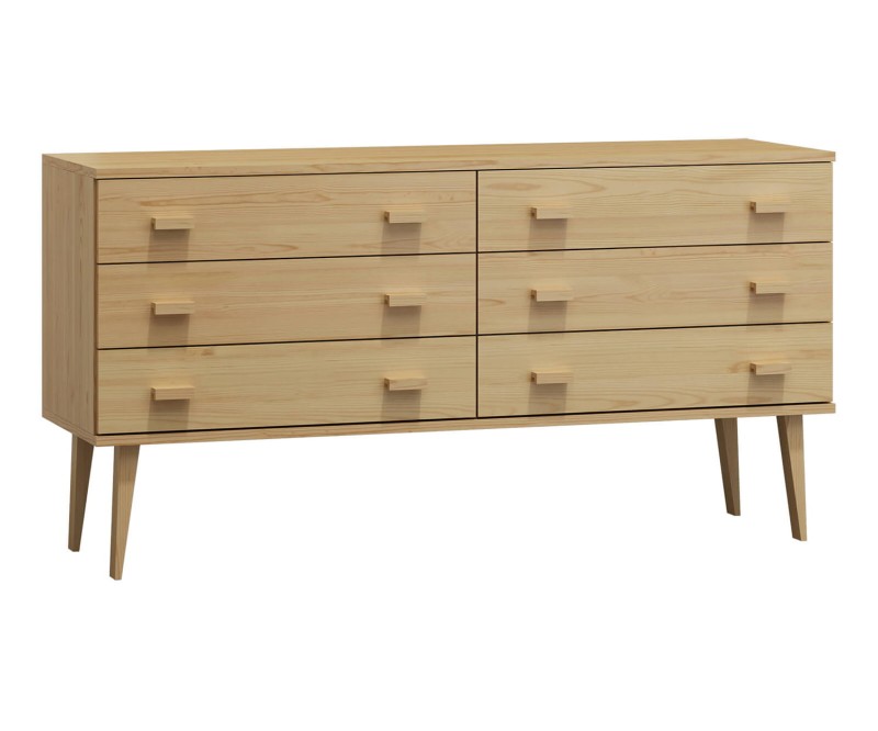 Komoda č2 šířka 140 cm 3š Venuci borovice