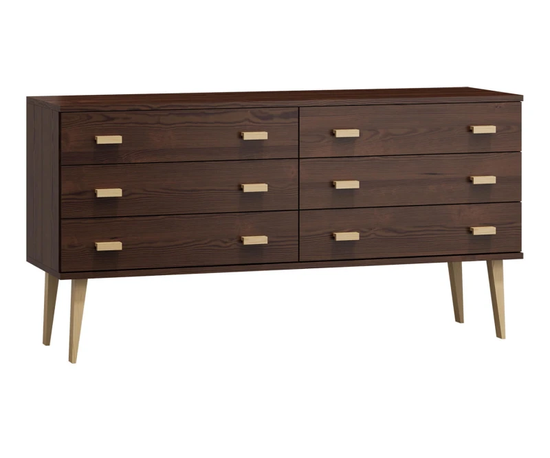 Komoda č2 šířka 140 cm 3š Venuci ořech