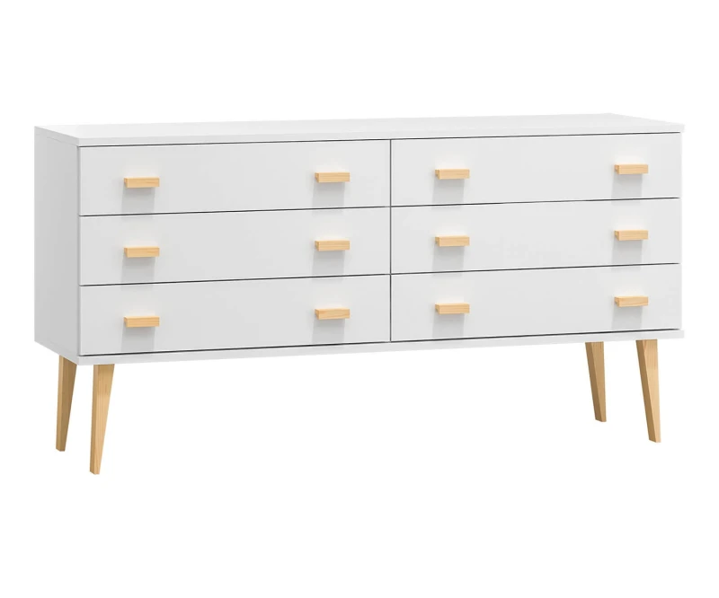 Komoda č2 šířka 140 cm 3š Venuci bílý