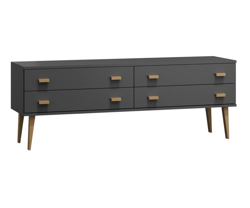 Komoda č2 šířka 160 cm 2š Venuci šedá