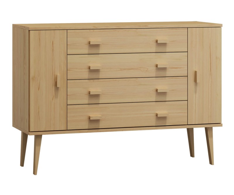 Komoda č3 šířka 140 cm 4š Venuci borovice