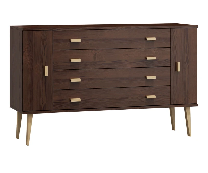 Komoda č3 šířka 160 cm 4š Venuci ořech