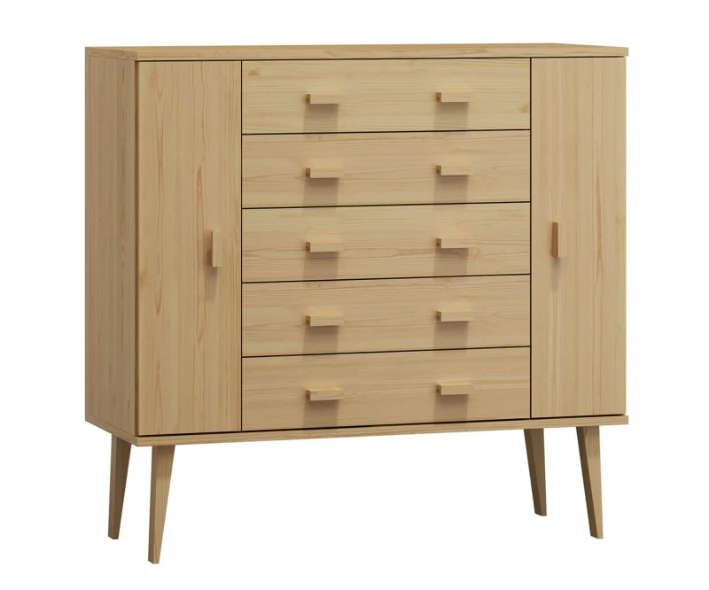 Komoda č3 šířka 120 cm 5š Venuci borovice