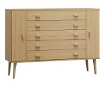 Komoda č3 šířka 160 cm 5š Venuci borovice