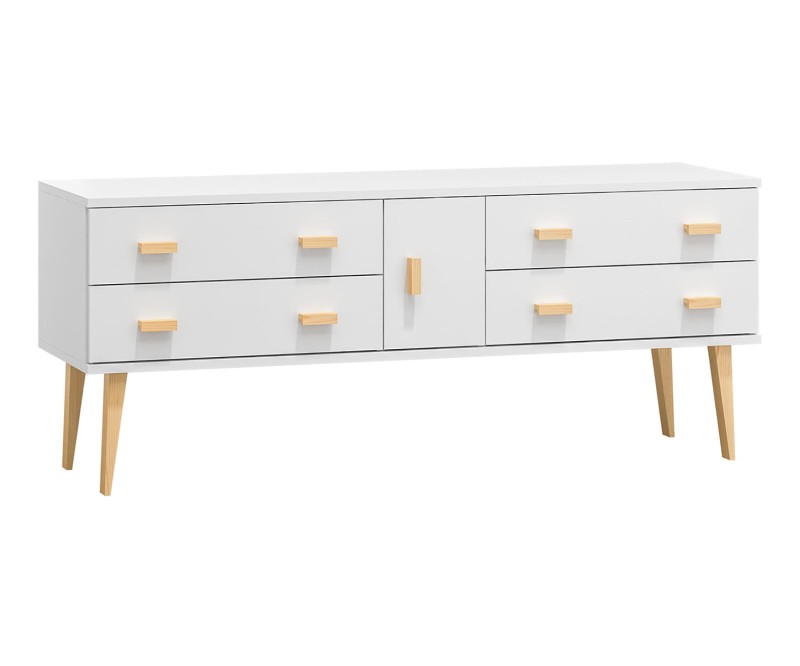 Komoda č4 šířka 140 cm 2š Venuci bílý