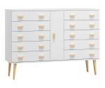Komoda č4 šířka 120 cm 5š Venuci bílý
