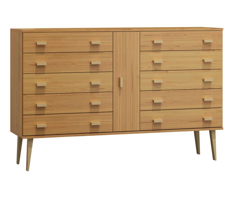 Komoda č4 šířka 160 cm 5š Venuci olše