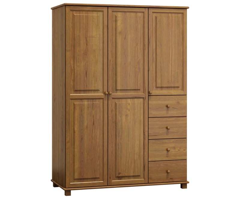 Skříň dub 3Dč4 šířka 133