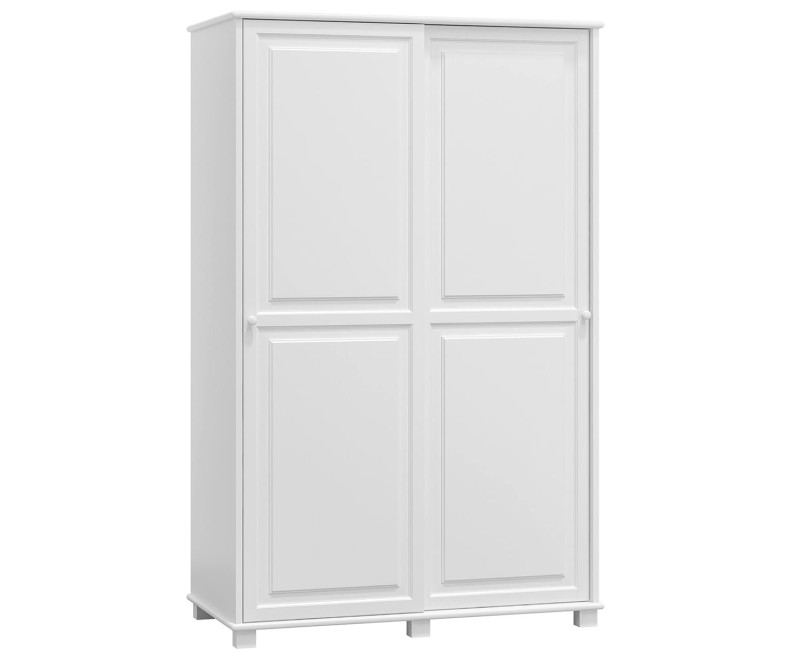 Skříň borovice biela 2Dč8 šířka 133 věšák