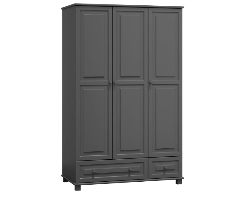 Skříň borovice šedá 3Dč1 šířka 120