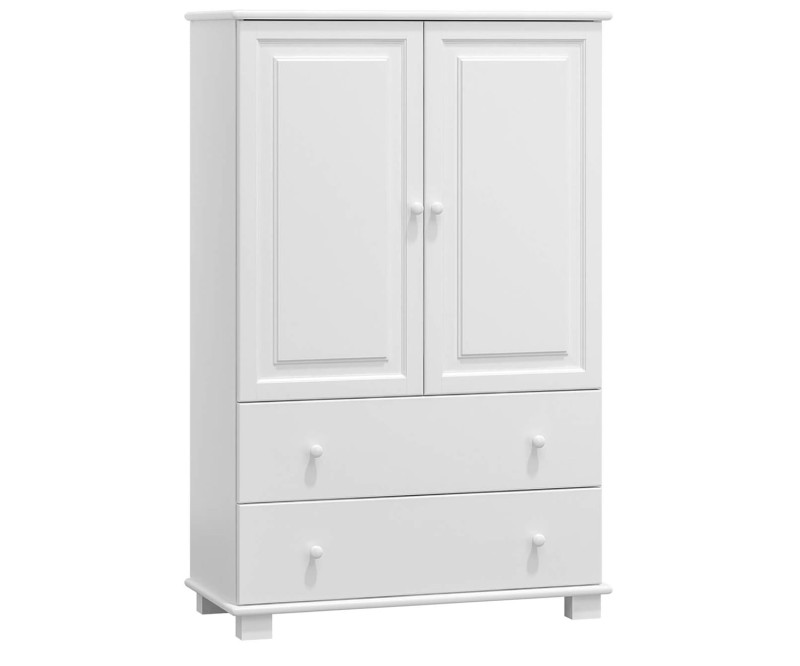 Prádelník borovice č1 biela