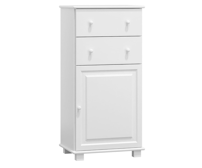 Komoda borovice biela č21 hloubka 42