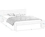 Posteľ orech Akio VitBed 120x200cm