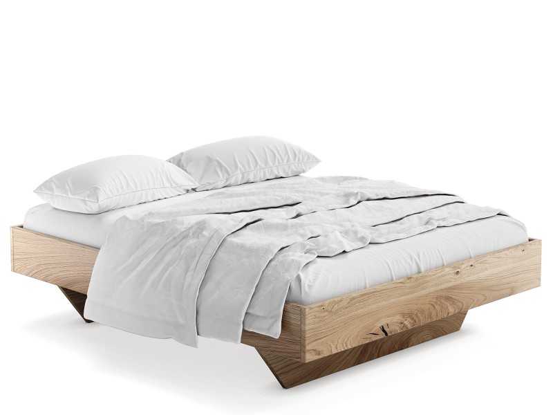 Posteľ dubová 160x200 cm Bergamo