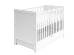 Detská postieľka BABY MAGIC 60x120cm masív biely