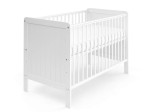 Detská postieľka BABY MAGIC 60x120cm masív biely