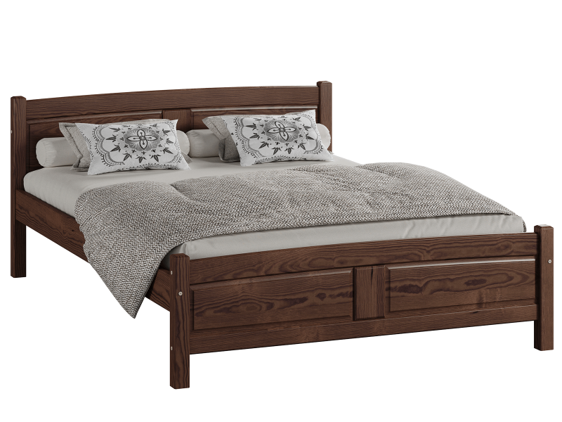 Posteľ borovica Květa 120x200 orech