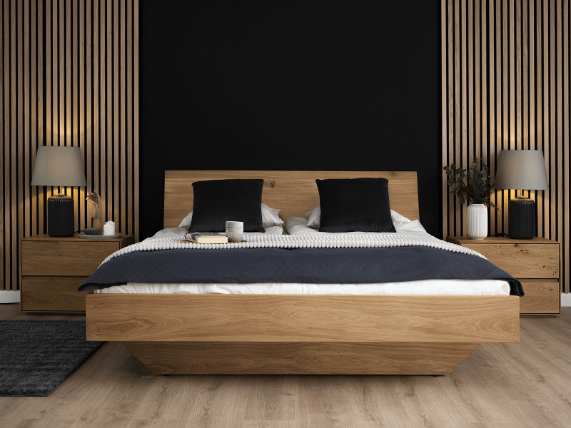 Posteľ dubová 180x200 cm Piacenza