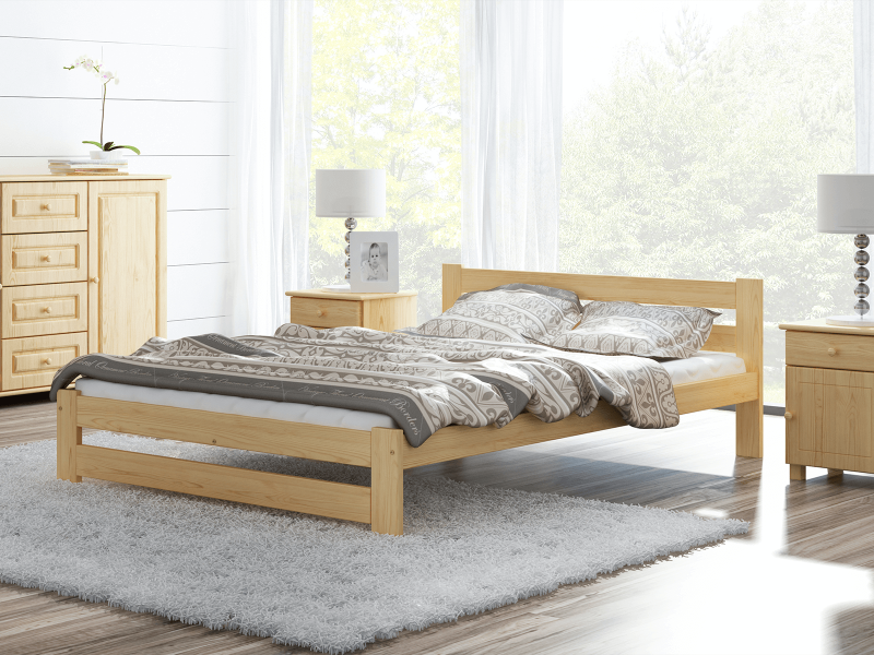 Postel borovice Eureka VitBed 120x200cm + Matrace Niobé 120x200