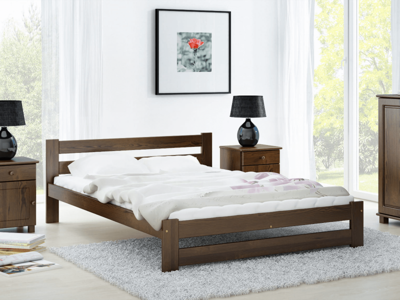 Posteľ orech Eureka VitBed 140x200cm