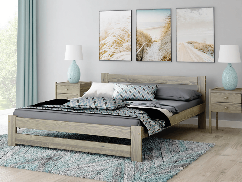 Posteľ hľuzovkový dub Eureka VitBed 160x200cm