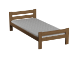 Posteľ dub Kenta VitBed 90x200cm