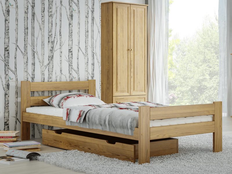 Posteľ dub Kenta VitBed 90x200cm