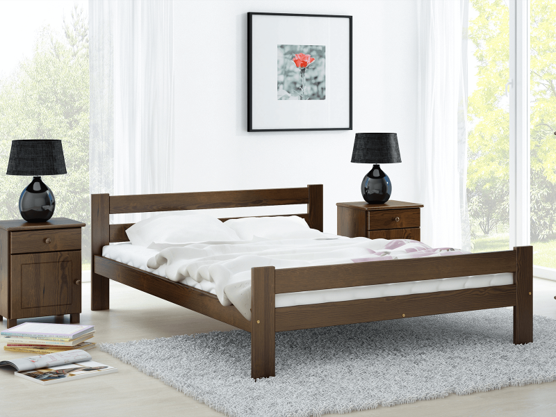 Posteľ orech Kenta VitBed 120x200cm