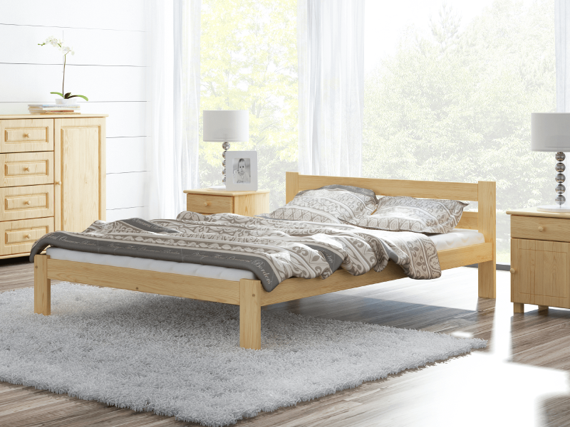 Posteľ borovica nie je lakovaná Akio VitBed 140x200cm