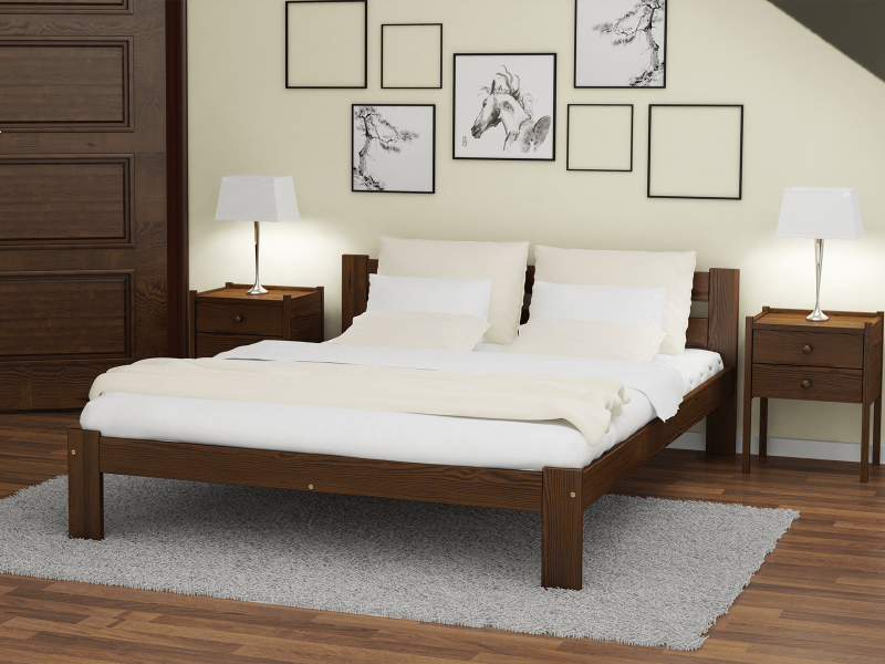 Posteľ orech Akio VitBed 160x200cm