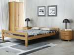 Postel dub Fumi VitBed 140x200cm + Matrace Kassandra 140x200cm