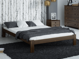 Postel ořech Anzu VitBed 140x200cm + Matrace Karatos 140x200cm