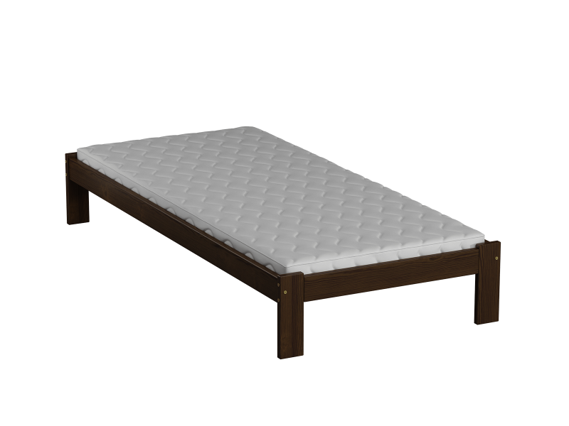 Postel ořech Anzu VitBed 90x200cm + Matrace Karatos 90x200cm