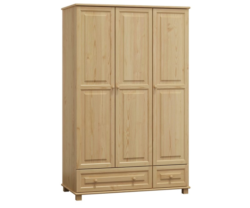 Skříň borovice 3Dč1 šířka 120