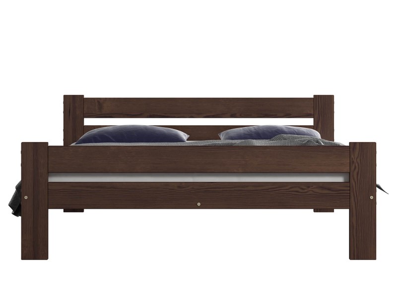 Postel ořech Kenta VitBed 120x200cm + Matrace Kassandra 120x200cm