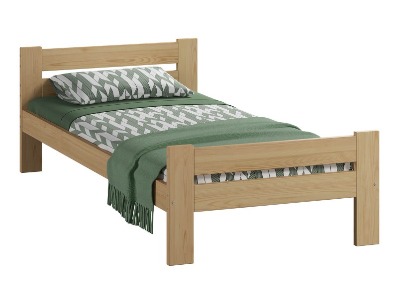 Postel borovice Kenta VitBed 90x200cm + Matrace Kassandra 90x200cm