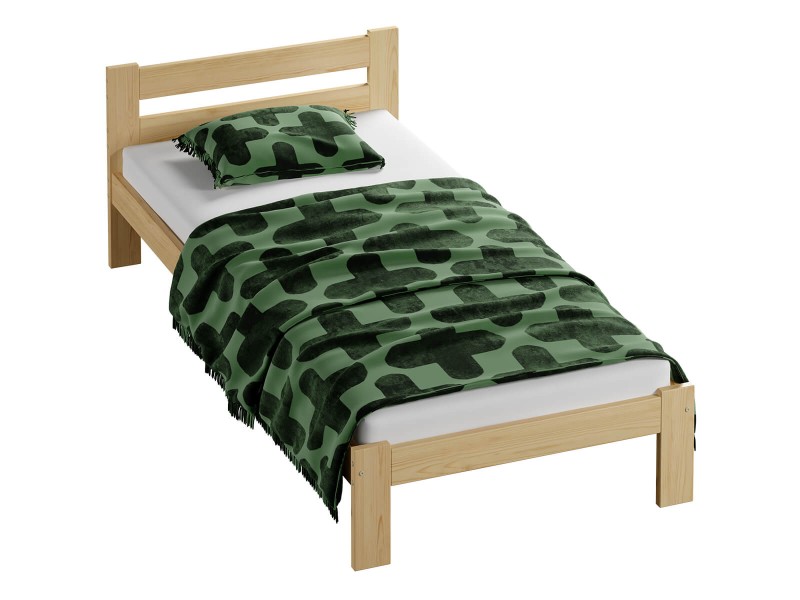 Postel borovice Akio VitBed 90x200cm + Matrace Heka 90x200